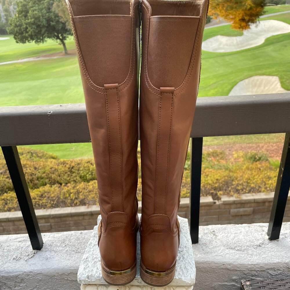 NWOT Micheal Kors ~ Dora Grommet Tall Leather Boot ~ 9.5 ~ - Picture 6 of 15